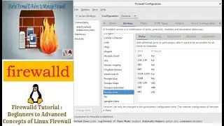 What is Firewalld | Firewall GUI Interface Access in Linux  Part1