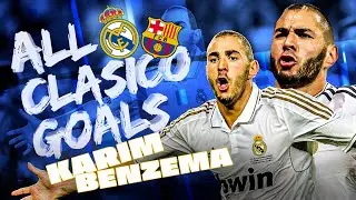 Karim Benzema | ALL El Clásico GOALS vs Barcelona!