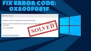 Fix Error Code 0x800f081f: Fix .NET Framework 3.5 on Windows 10/11