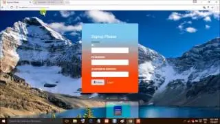 PHP AND BOOTSTRAP SIGNUP PAGE  PART FINAL..
