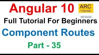 Angular 10 Tutorial #35 - Component Routing in Angular | Angular 10 Tutorial For Beginners