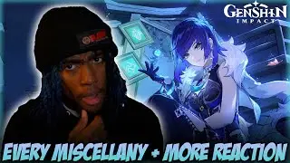 New GENSHIN IMPACT Fan Reacts to EVERY Miscellany + MORE !!