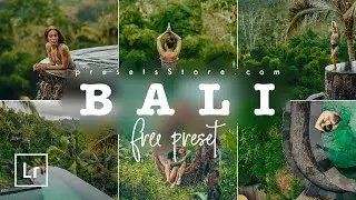 How to Edit Bali Preset For Mobile Lightroom | Tutorial | Download Free Green Preset | Summer Preset