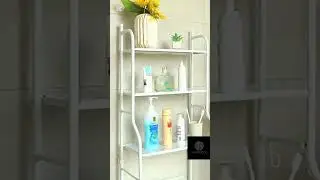 VIVAGOODS стойка стеллаж для ванной над стиральной машинкой.