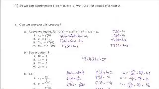 6.3: Taylor Polynomials - using formulas