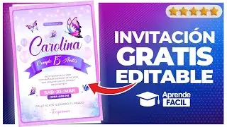 Invitacion de Mariposas