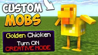 Minecraft But There are NEW CUSTOM MOBS!