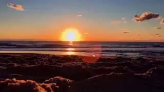 Sunrise in Ocean City. Timelapse