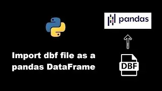 Import dbf file as a pandas DataFrame