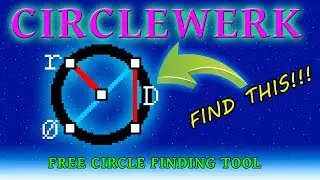 CircleWerk - A Simple Point to Circle Calculator #blocktober