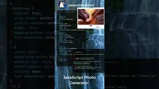 Do this!!! Creation of photo generator using JavaScript
