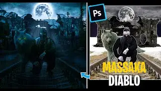 MASSAKA | DIABLO PHOTOSHOP MANIPULATION | #Speedart