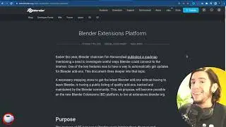 BLENDER EXTENSIONS PLATFORM - Blender.Today LIVE 
