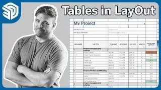 Tables in LayOut