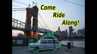 Ride SHOTGUN in the Ghostbusters Ecto-1 Through Cincinnati!