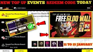 FREE FIRE REDEEM CODE TODAY 12 JANUARY REDEEM CODE FREE FIRE | FF REDEEM CODE TODAY 12 JANUARY