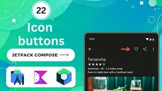 How to Implement IconButton in Jetpack Compose | Android | Kotlin | Android Studio Giraffe 