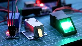 Solenoid Door lock system with fingerprint