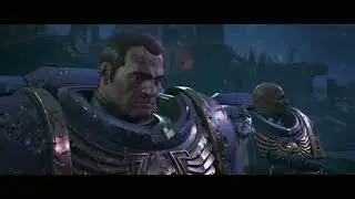 Space Marine 2 - Mission 6 Follow Lord Calgar To Giant Daemon | Gadriel Inverts Obelisk Cutscene