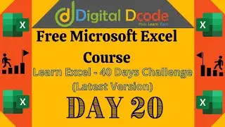 Microsoft Excel Free Training  | Excel COUNT Function | How to count numbers in Excel?