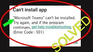 Fix Cant Install Microsoft Teams Error On Google Play Store in Android & Ios Phone