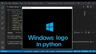 How to Draw Windows Logo Using Python Turtle | Microsoft | Windows 10 | Windows 11 |