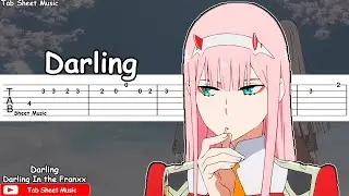Darling In the Franxx ED 6 (Ep 21) - Darling Guitar Tutorial