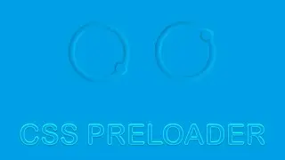 How To Make  Preloader in HTML and CSS | Neumorphism CSS Spinner | CSS Animation