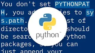 In Python script, how do I set PYTHONPATH?