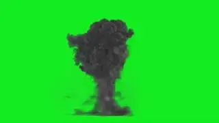 Blast green screen effect with sound