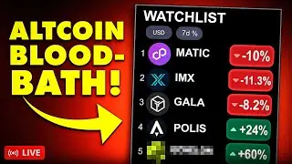 Will Altcoins Continue To Bleed? (WHAT IM DOING NOW!)