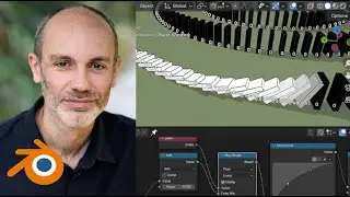 Blender pour le Motion Design : Geometry node et des dominos réalistes...