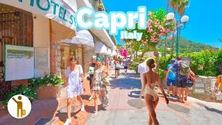 Capri, Italy 🇮🇹 - Summer 2024 - 4K 60fps HDR Walking Tour