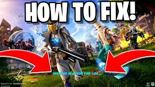How to Fix Waiting in Queue Issue When Trying to Log into Fortnite Season OG! (How to Bypass Queue)