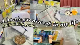 4 EXAMS IN 5 DAYS!😭 EXTREMELY TIRING SCHOOL WEEK *no sleep📚*⏰