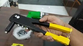 How To Use A Riveter or Rivet Gun  | How To Fix Cabinet By Rivet Tool In Hindi