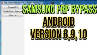 Samsung FRP tool For PC | Google Account tool 2020 Android 8,9,10