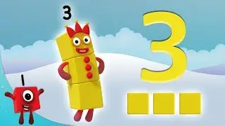 Numberblocks - The Number 3 | Learn to Count | Learning Blocks