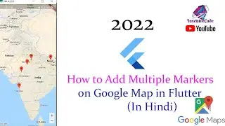 How to Add Multiple Markers on Google Map in Flutter with Direction || Flutter Tutorial in Hindi