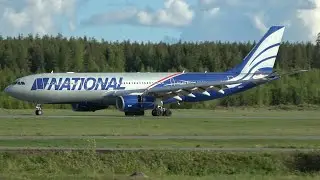 National Airlines Airbus A330-243 N819CA at Tampere-Pirkkala