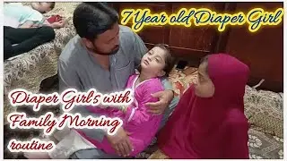 Diaper Girl's with Family Morning routine|Diaper|Diaper Girl|Darvesh|Viral Video|New Video