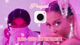 CARA EDIT FOTO BLING-BLING AESTHETIC | Prequel For Android
