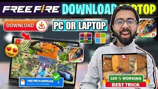 📥How To Download & Play Free Fire In Computer & Laptop 2024 | Best Method| Free Fire Max Pc Download
