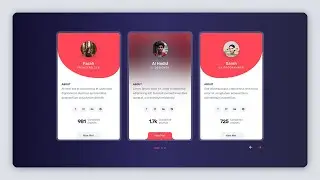 Slider Card HTML CSS and Javasript - Responsive