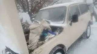 Нива не выдержала мороза -50. Попал на 4,5тысячи.