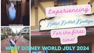 Experiencing Bibbidi Bobbidi Boutique for the 1st time | Walt Disney World July 2024 | Magic Kingdom