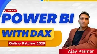 Live Training Batches Details - Power BI with DAX