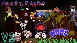 Pasta Night But Everyone Sings it V3 [FNF]
