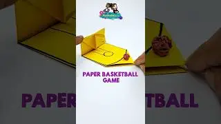 How to play basketball anywhere! ☀️🏀 #shorts #basketball #papertoy #papercraft #kidsvideo #craft