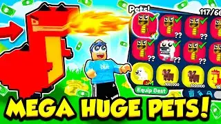 I Bought A FULL TEAM OF MEGA HUGE PETS In Pet Capsules Simulator!